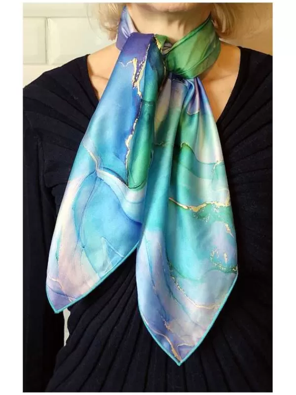 New Mon Foulard en Soie Foulard Carré en soie femme CBF2429