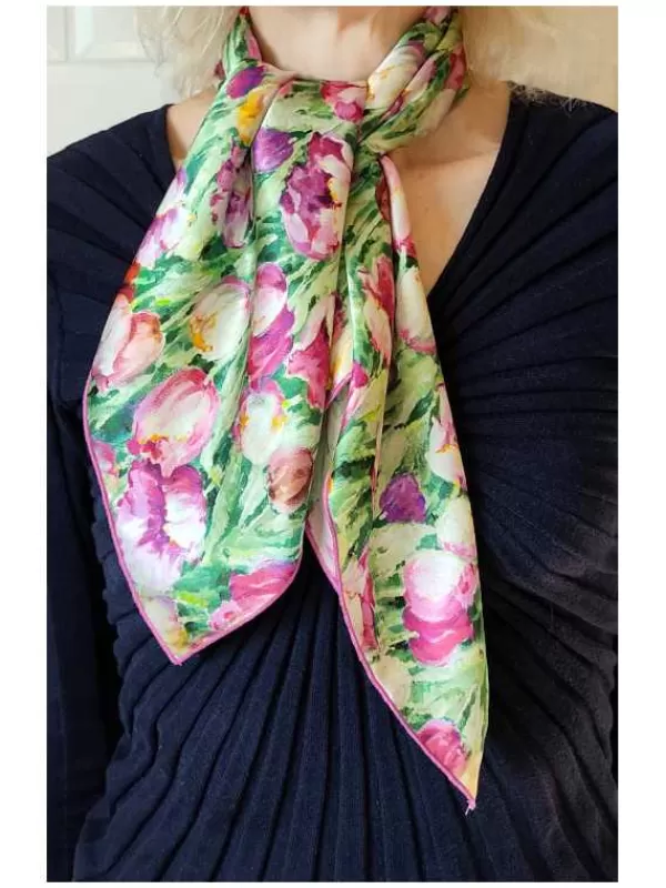 Online Mon Foulard en Soie Foulard Carré en soie femme CBF2387