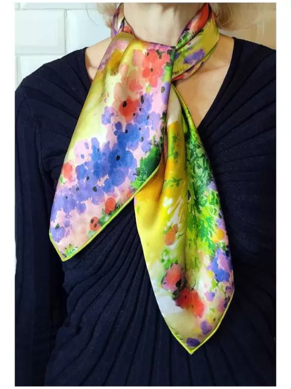 Shop Mon Foulard en Soie Foulard Carré en soie femme CBF2428