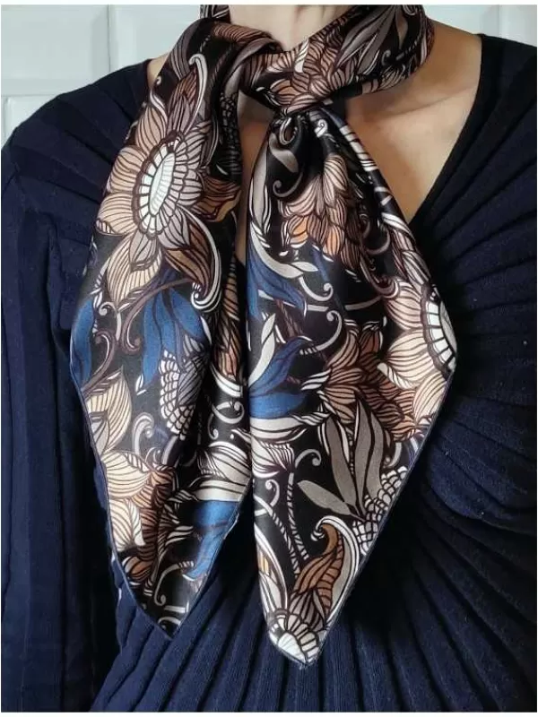 Hot Mon Foulard en Soie Foulard Carré en soie femme CBF2166