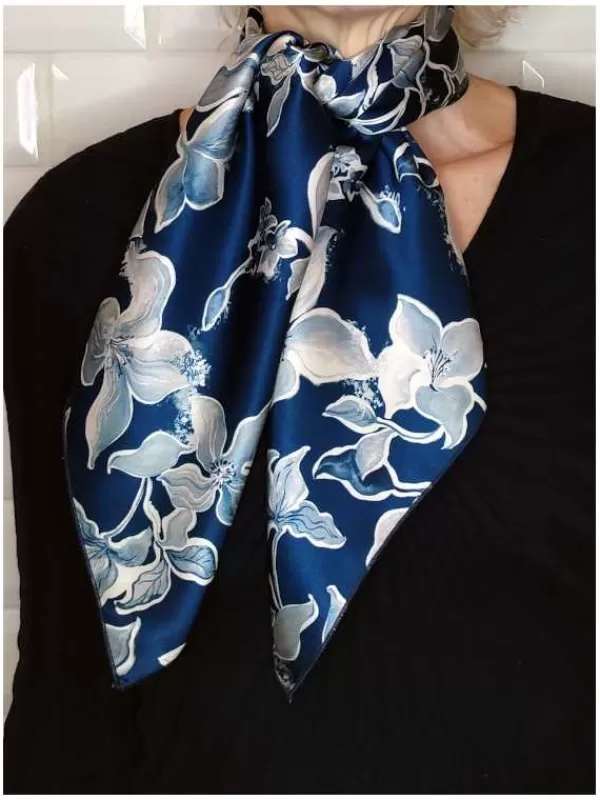 Online Mon Foulard en Soie Foulard Carré en soie femme CBF2246