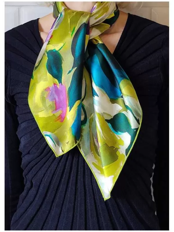 Best Sale Mon Foulard en Soie Foulard Carré en soie femme CBF2334