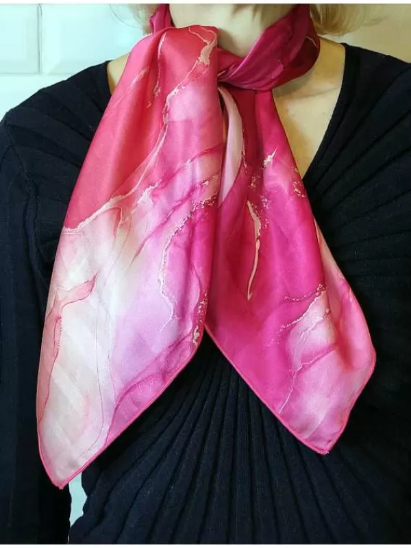 Fashion Mon Foulard en Soie Foulard Carré en soie femme CBF2424