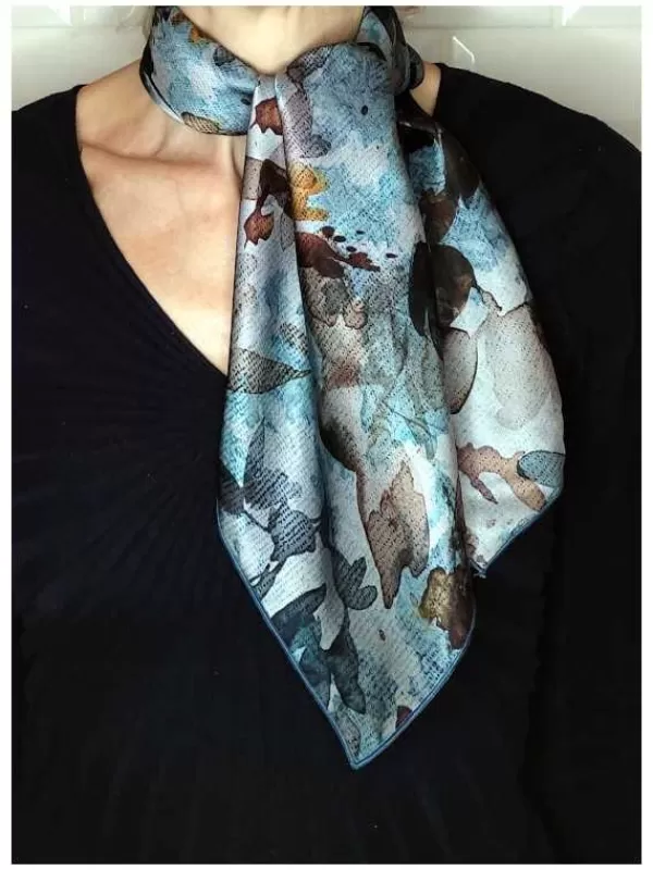 Clearance Mon Foulard en Soie Foulard Carré en soie femme CBF2245