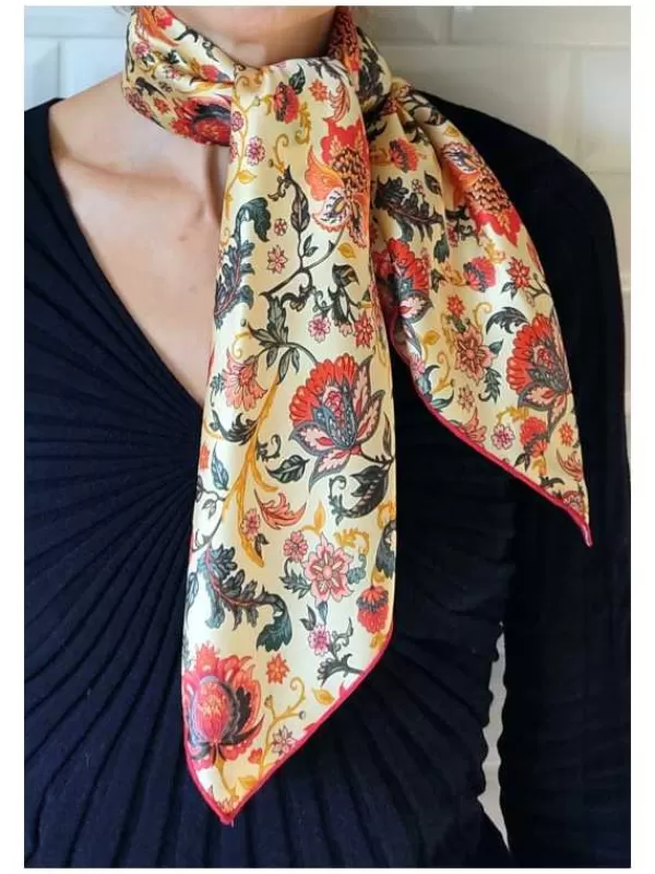 Online Mon Foulard en Soie Foulard Carré en soie femme CBF2159