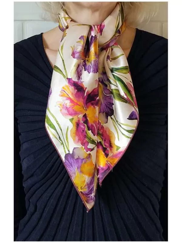 New Mon Foulard en Soie Foulard Carré en soie femme CBF2349