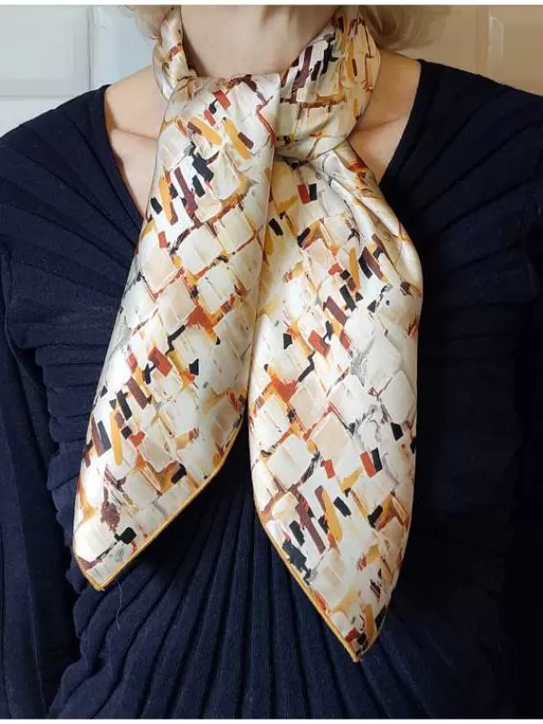 Hot Mon Foulard en Soie Foulard Carré en soie femme CBF2420