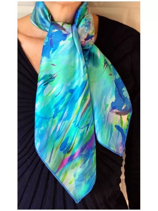 Best Mon Foulard en Soie Foulard Carré en soie femme CBF2152