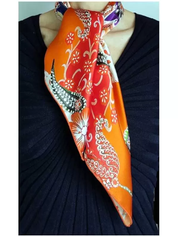 Clearance Mon Foulard en Soie Foulard Carré en soie femme CBF2124