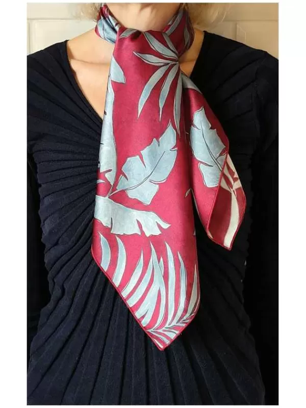 Online Mon Foulard en Soie Foulard Carré en soie femme CBF2355