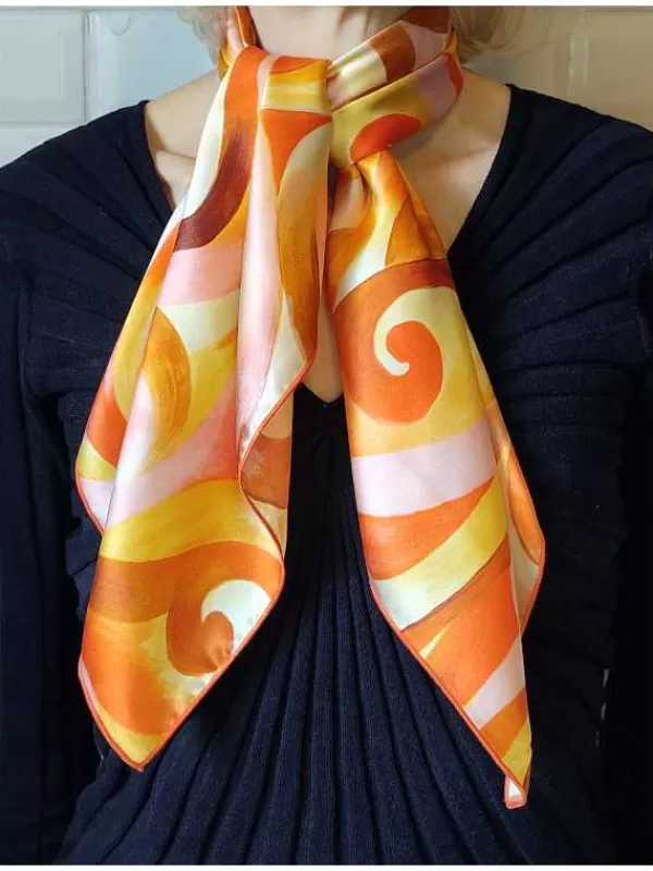 Flash Sale Mon Foulard en Soie Foulard Carré en soie femme CBF2415