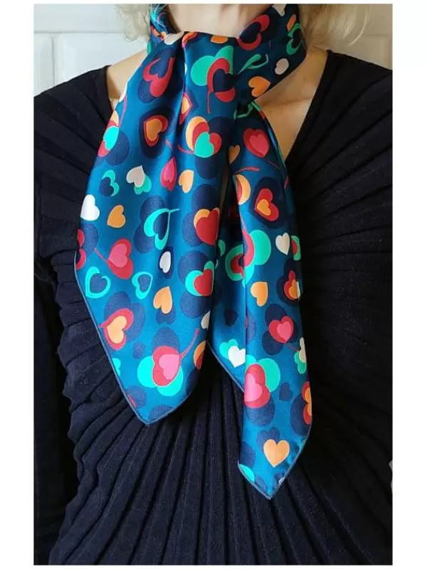 Hot Mon Foulard en Soie Foulard Carré en soie femme CBF2346