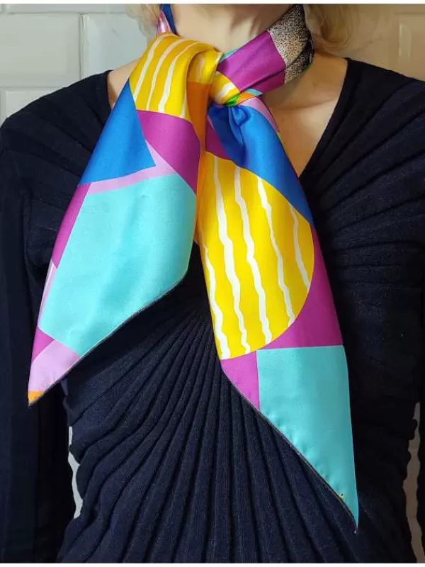 Sale Mon Foulard en Soie Foulard Carré en soie femme CBF2413