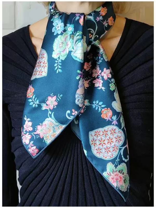 Fashion Mon Foulard en Soie Foulard Carré en soie femme CBF2411