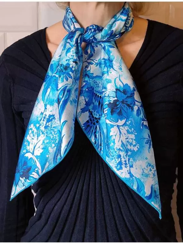 Flash Sale Mon Foulard en Soie Foulard Carré en soie femme CBF2408