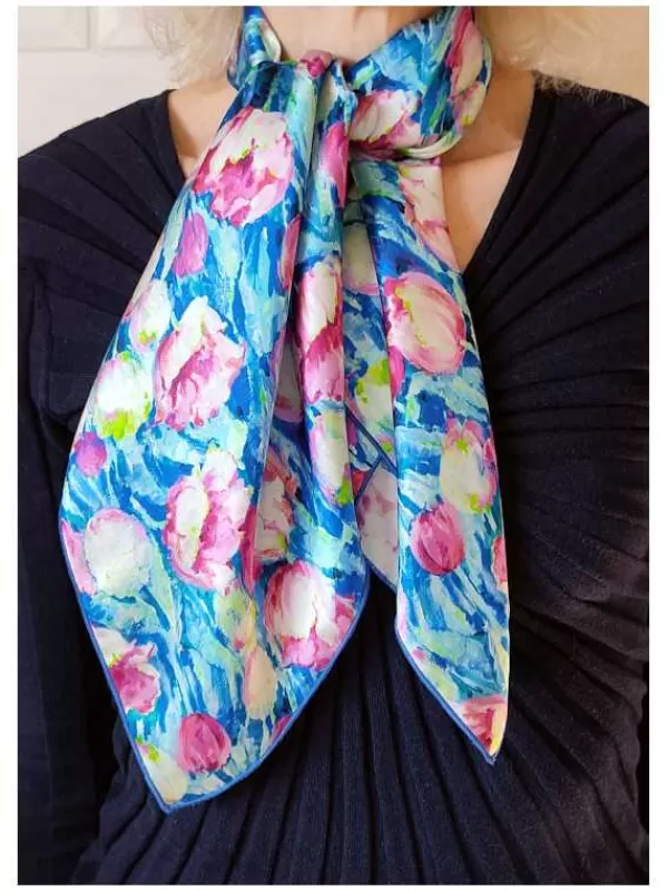 Best Sale Mon Foulard en Soie Foulard Carré en soie femme CBF2339