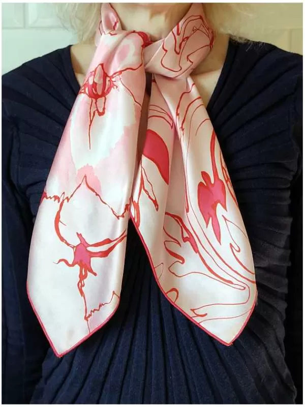 Outlet Mon Foulard en Soie Foulard Carré en soie femme CBF2337