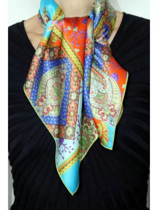 Hot Mon Foulard en Soie Foulard Carré en soie femme CBF1952