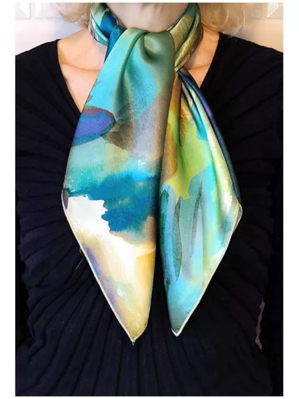 Shop Mon Foulard en Soie Foulard Carré en soie femme CBF2385