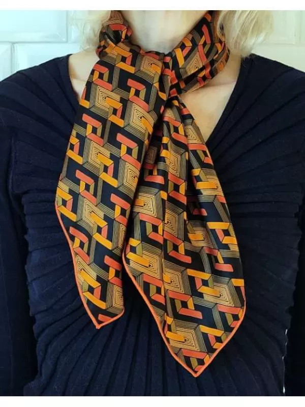 Online Mon Foulard en Soie Foulard Carré en soie femme CBF2489