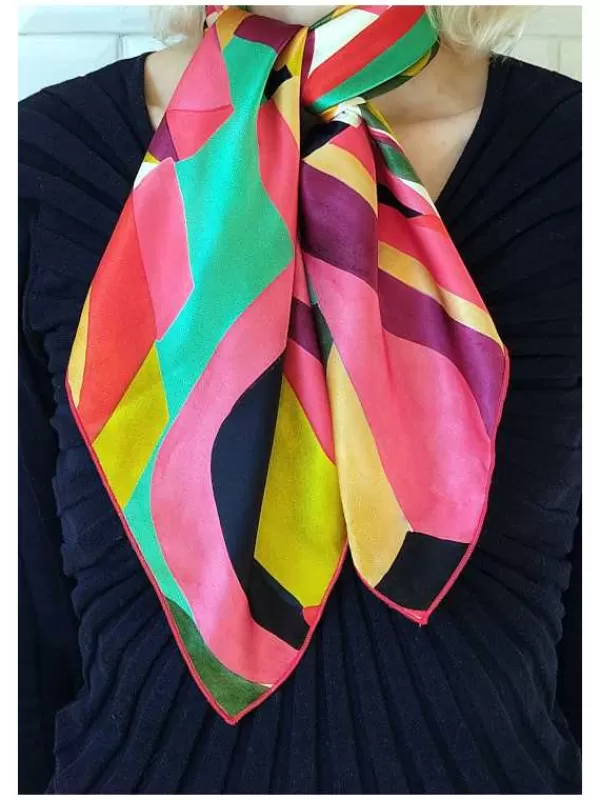 New Mon Foulard en Soie Foulard Carré en soie femme CBF2483