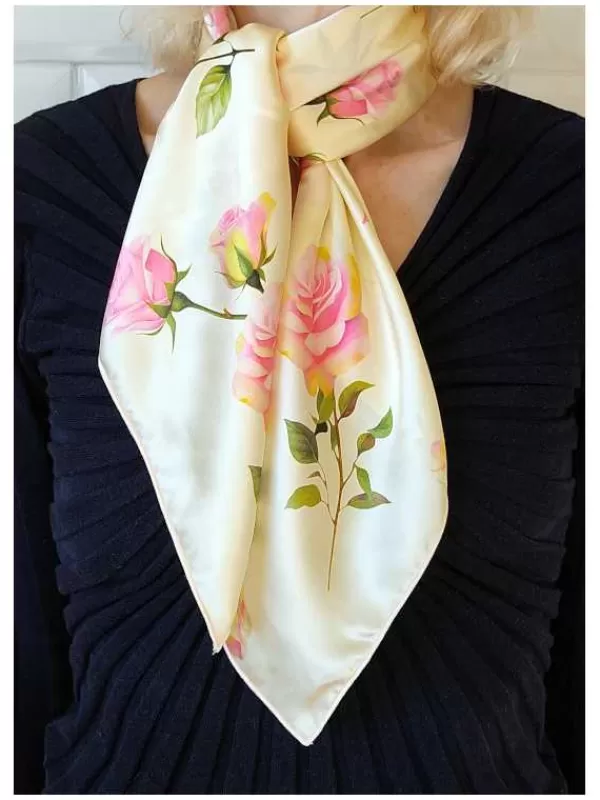 Clearance Mon Foulard en Soie Foulard Carré en soie femme CBF2455