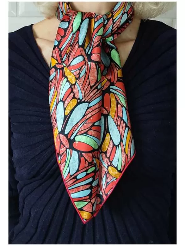 Flash Sale Mon Foulard en Soie Foulard Carré en soie femme CBF2486