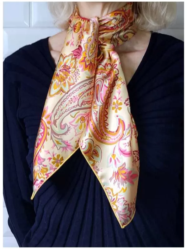 Online Mon Foulard en Soie Foulard Carré en soie femme CBF2466