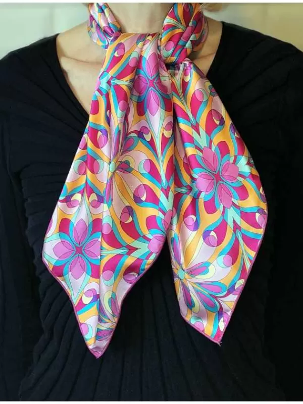 Sale Mon Foulard en Soie Foulard Carré en soie femme CBF2329