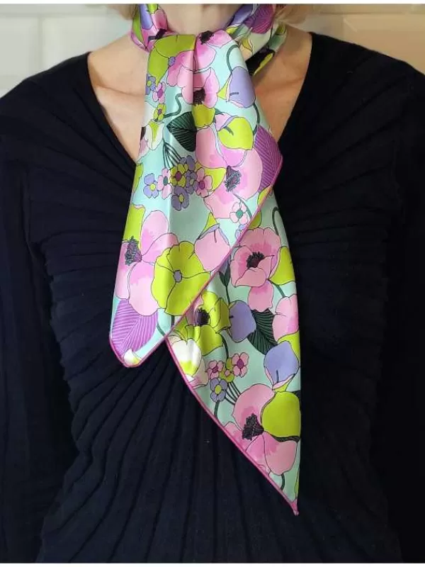 Shop Mon Foulard en Soie Foulard Carré en soie femme CBF2326