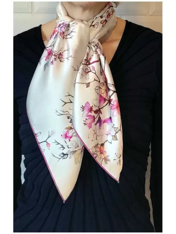 Store Mon Foulard en Soie Foulard Carré en soie femme CBF2219