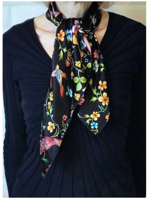 Fashion Mon Foulard en Soie Foulard Carré en soie femme CBF2321