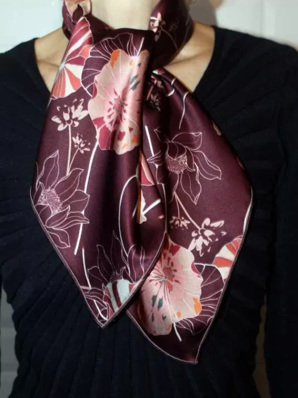 Store Mon Foulard en Soie Foulard Carré en soie femme CBF2217