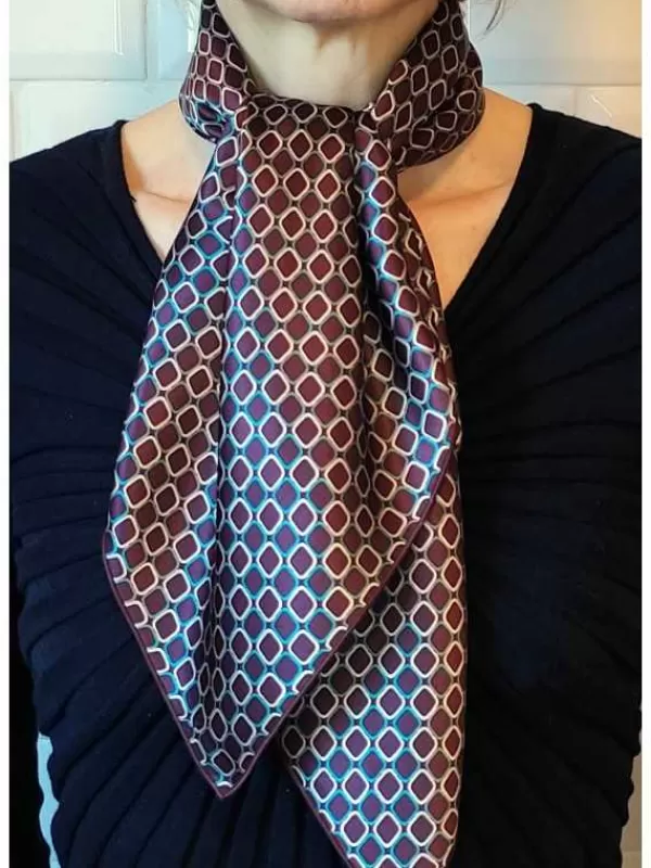 Clearance Mon Foulard en Soie Foulard Carré en soie femme CBF2213