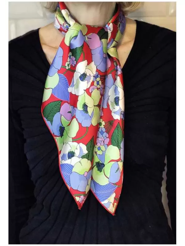 New Mon Foulard en Soie Foulard Carré en soie femme CBF2318