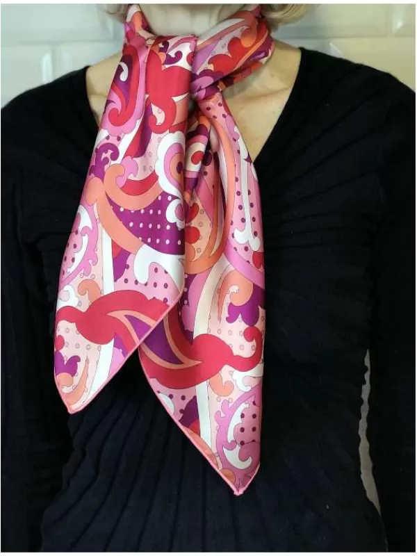 Online Mon Foulard en Soie Foulard Carré en soie femme CBF2314