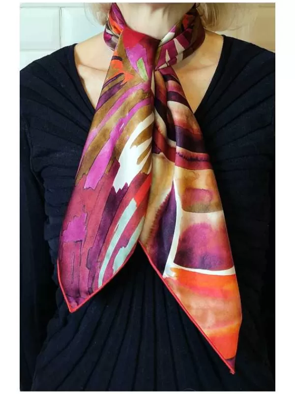 Shop Mon Foulard en Soie Foulard Carré en soie femme CBF2438