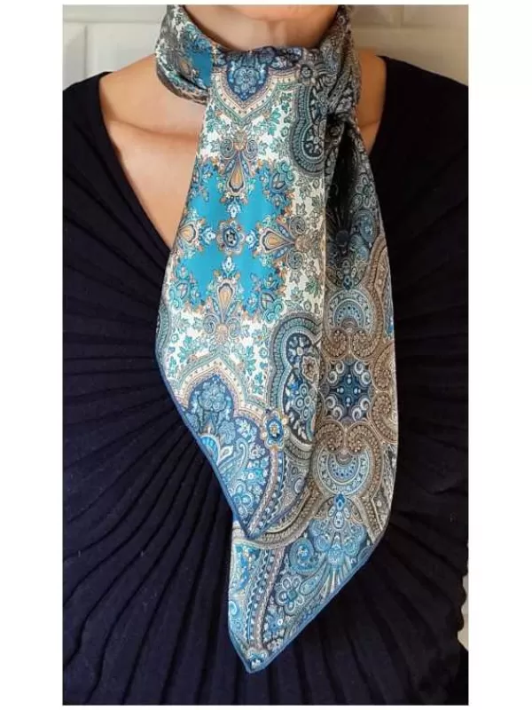 Clearance Mon Foulard en Soie Foulard Carré en soie femme CBF2172