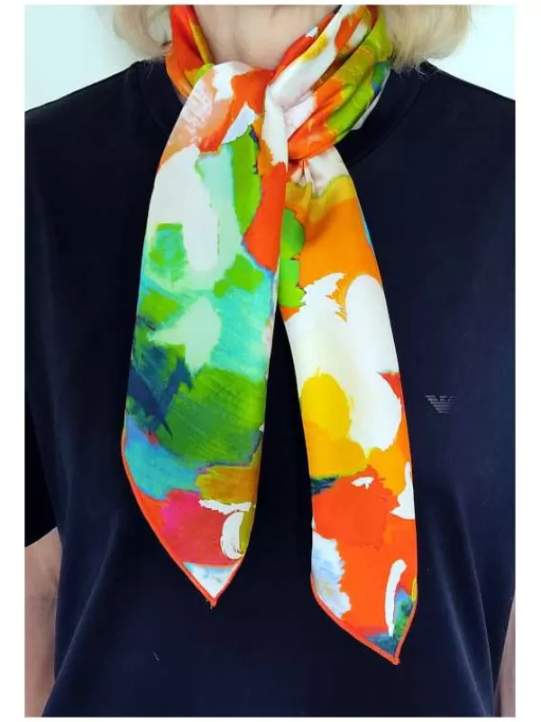 Outlet Mon Foulard en Soie Foulard Carré en soie femme CBF2400