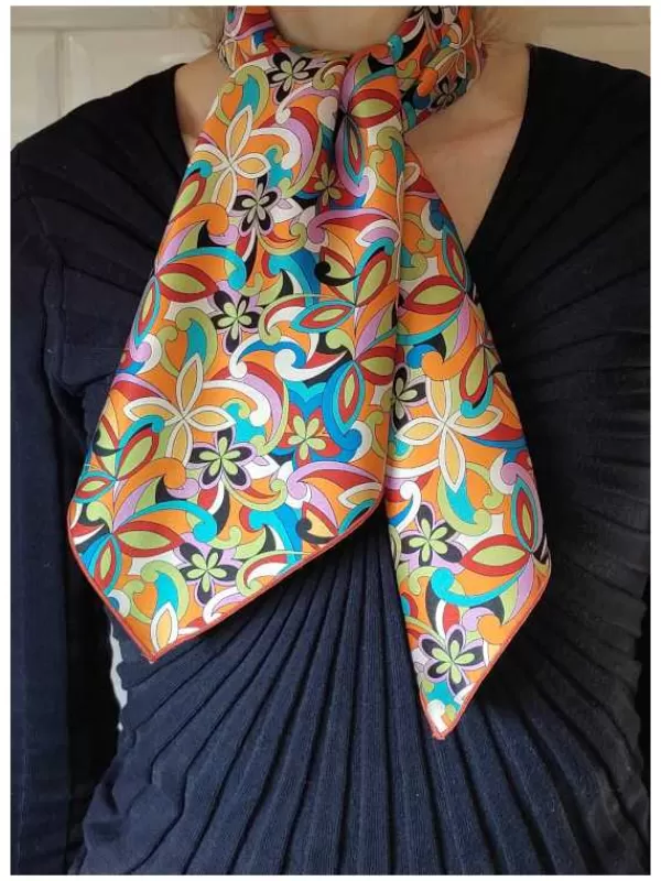 Shop Mon Foulard en Soie Foulard Carré en soie femme CBF2305