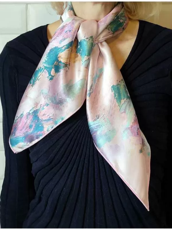 Online Mon Foulard en Soie Foulard Carré en soie femme CBF2433