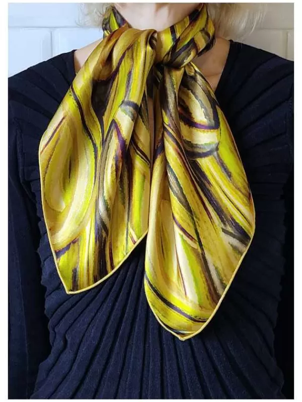 Best Mon Foulard en Soie Foulard Carré en soie femme CBF2359