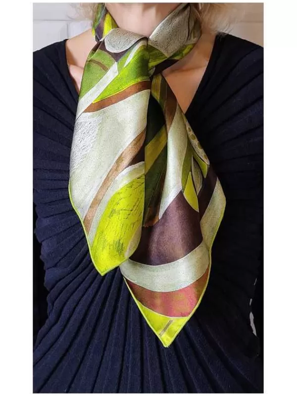 Shop Mon Foulard en Soie Foulard Carré en soie femme CBF2358