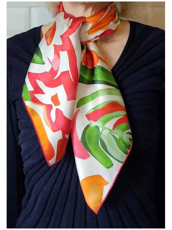 Best Sale Mon Foulard en Soie Foulard Carré en soie femme CBF2430