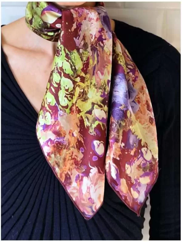 Sale Mon Foulard en Soie Foulard Carré en soie femme CBF2183