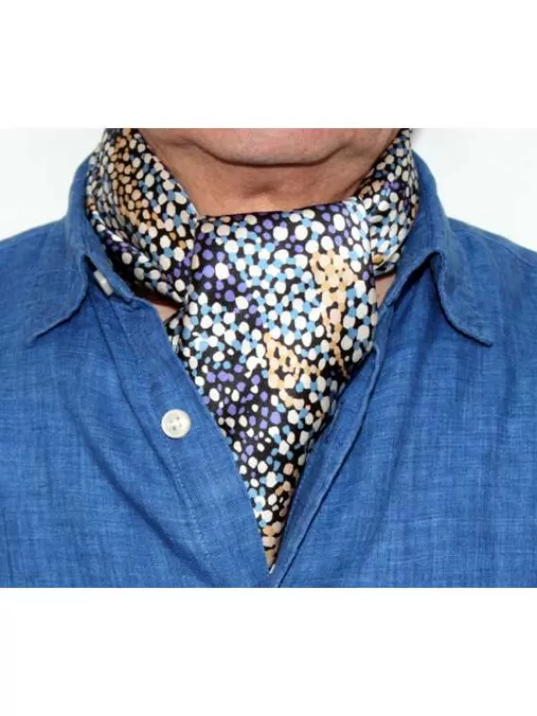 Best Mon Foulard en Soie Foulard carré en soie Homme CBFCH1929