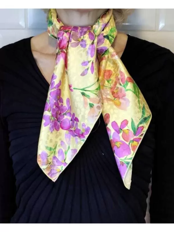 Best Sale Mon Foulard en Soie Foulard Carre en soie luxe femme CBF2939