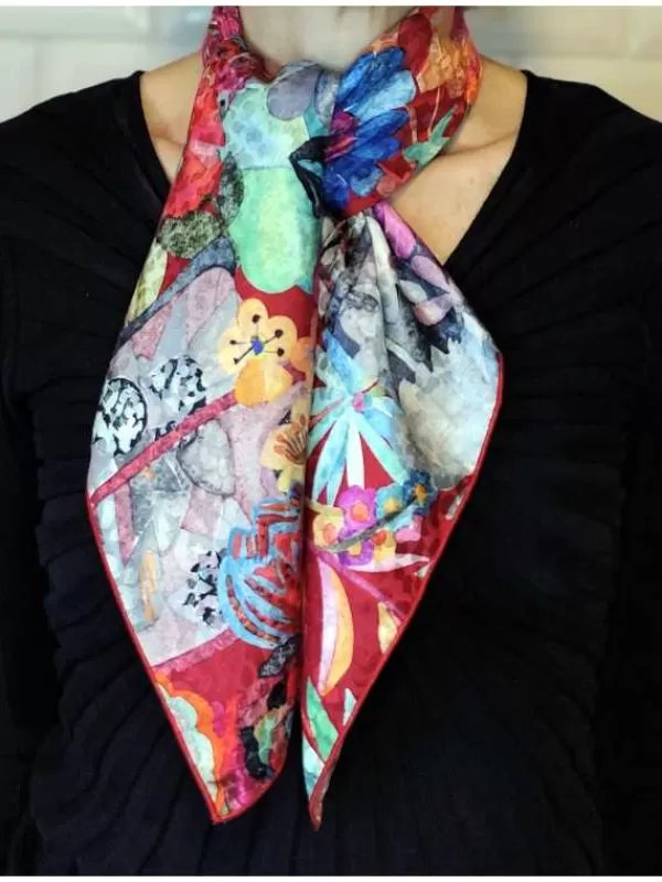 New Mon Foulard en Soie Foulard Carre en soie luxe femme CBF2934