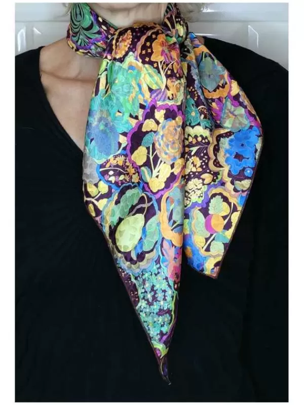 Clearance Mon Foulard en Soie Foulard Carre en soie luxe femme CBF2928