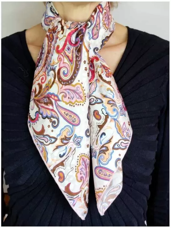 Best Sale Mon Foulard en Soie Foulard Carre en soie luxe femme CBF2919